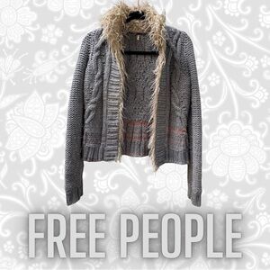 Free People sweater jacket